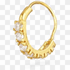 28870r1 - Indian Nose Pin Gold, HD Png Download - nose piercing png