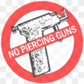 No Gun Piercing - Illustration, HD Png Download - nose piercing png
