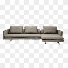 Minimalist Sectional Sofa, HD Png Download - moss texture png