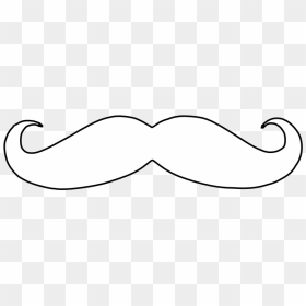Mustache Svg Clip Arts - Line Art, HD Png Download - mustache clipart png