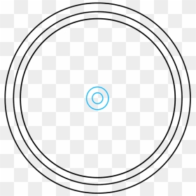 How To Draw A Compass - Draw A Magnetic Compass Step, HD Png Download - map compass png