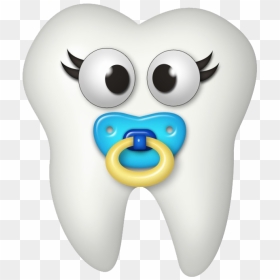 Dental Health Png Image Background - Cartoon Baby Brushing Teeth, Transparent Png - dental png