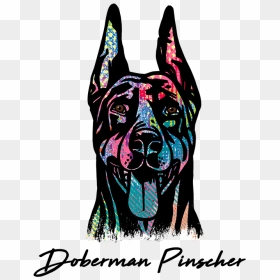Transparent Guard Dog Clipart - Doberman Pinscher Vector, HD Png Download - doberman png