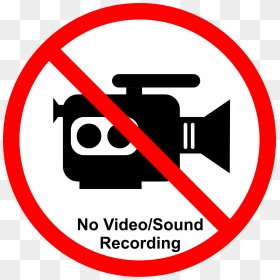 Permission Sign For Talks And Posters At Meetings Not - No Video Recording Png, Transparent Png - not allowed sign png