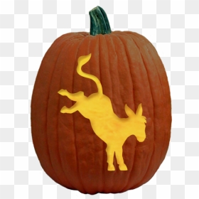 Jack-o'-lantern, HD Png Download - democrat donkey png