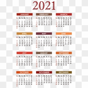 Calendar 2021 Png Free Download - Calendar, Transparent Png - download.png