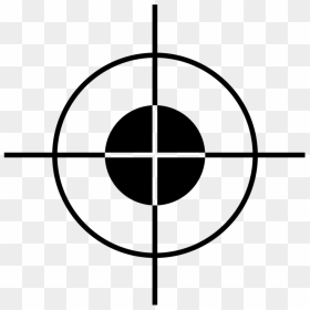 Print Mark Target , Png Download - Sniper Target Png, Transparent Png - red crosshair png
