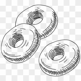 Transparent Bagels Png - Bagel Drawing Png, Png Download - bagels png