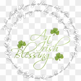 St Patricks Day Blessing, HD Png Download - happy st patrick's day png