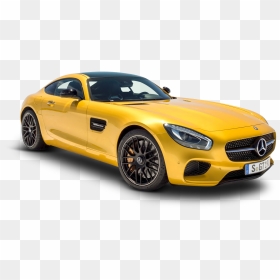 Yellow Mercedes Amg Gt Solarbeam Car - Yellow Mercedes Amg Gt, HD Png Download - luxury car png