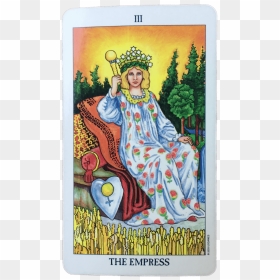 Tarot Card The Empress Clip Arts - Empress Tarot Card, HD Png Download - tarot card png
