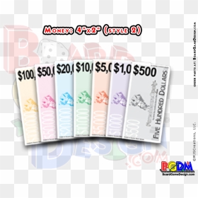 Monopoly Money, Replacement Play Money For Games - Money Design Monopoly, HD Png Download - monopoly money png