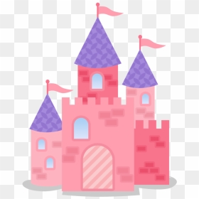 Pink And Purple Castle Castle Vector, Castle Clipart, - Pink And Purple Castle, HD Png Download - castle vector png