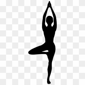 Yoga Clipart Transparent Background - Yoga Black And White, HD Png Download - yoga pose png
