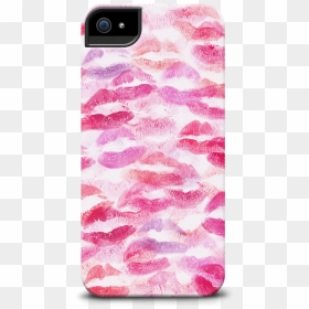 Lip Print Phone Case From The P - Mobile Phone Case, HD Png Download - lip print png