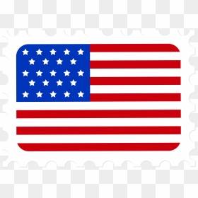 Usa Flag Postage Stamp Png Clip Art Image Gallery Yopriceville - 43 State Us Flag, Transparent Png - usa flag clip art png