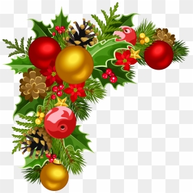 Christmas Decor Png Clipart, Transparent Png - christmas greenery png