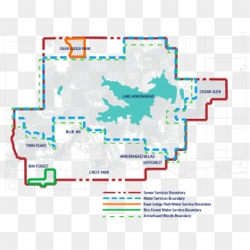 District Map - Map, HD Png Download - arrow head png