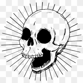 Large Size Of Drawing - Skull Tattoo Drawing, HD Png Download - skull drawing png