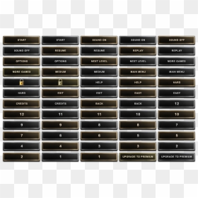Game Menu Buttons Png, Transparent Png - easy button png