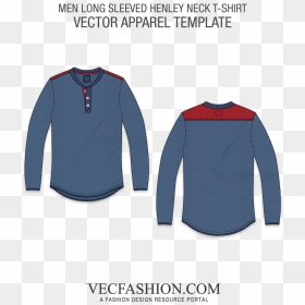 Long Jacket Template Png, Transparent Png - t-shirt template png