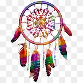 Native American Dreamcatchers Clipart, HD Png Download - indian feather png