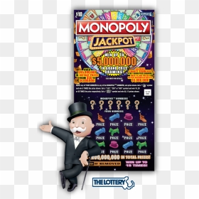 Transparent Monopoly Money Png - Monopoly Lottery Ticket, Png Download - monopoly money png