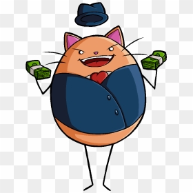Wikiara - Cartoon, HD Png Download - fat cat png