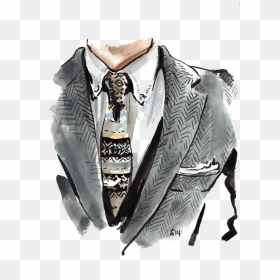 Men Shirt Fashion Illustration, HD Png Download - corbata png