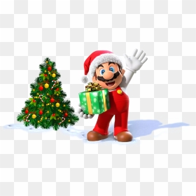 Transparent Adornos Png - Mario Odyssey Christmas, Png Download - adornos png