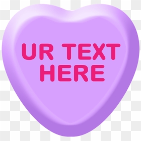 Transparent Candy Heart Png - Heart, Png Download - candy heart png