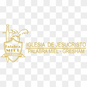 Logo Banner Dorado , Png Download - Palabra Miel, Transparent Png - jesucristo png