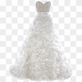 Thumb Image - Lace Wedding Dress Png, Transparent Png - black dress png