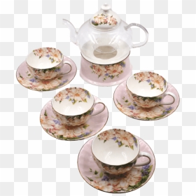 Blue And White Porcelain, HD Png Download - tea set png