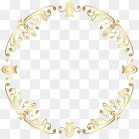 Round Gold Frame, HD Png Download - round gold frame png