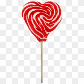Hearts Clipart Lollipop - Swirl Heart Lollipops Red, HD Png Download - candy heart png