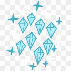 Cloudyglow, Cutie Mark, G1, Ice Crystal, Safe, Simple - Ice Crystals Transparent Background, HD Png Download - ice crystal png