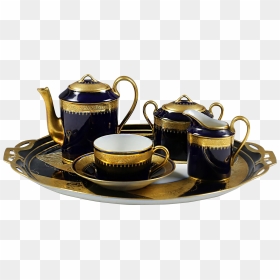 Art Deco France Limoges Porcelain Tea Set Tray Tea - Tea Cup Set Png, Transparent Png - tea set png