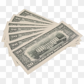 Cash, HD Png Download - 20 dollar bill png