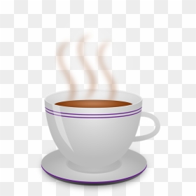 Steaming Coffee Cup Logo Png Download - Taza Con Cafe Caliente, Transparent Png - taza de cafe png