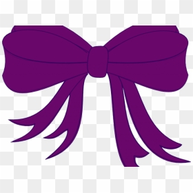 Bow Clipart Purple - Clipart Bows, HD Png Download - purple bow png