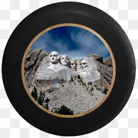 Mount Rushmore Us Presidential Carving Jeep Camper - Pillar Men Mount Rushmore, HD Png Download - mount rushmore png