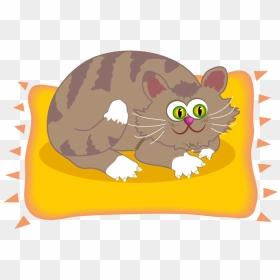 Clipart Of Fat Cat Png Freeuse Free Fat Cat Clipart, - Cat On The Mat Clipart, Transparent Png - fat cat png