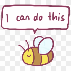 Bee Cutebee Cute Kawaii Icandothis Freetoedit - Transparent Cute Stickers, HD Png Download - kawaii blush png