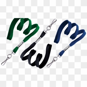 Tubular 10mm Lanyards With Metal Swivel Hook - Strap, HD Png Download - lanyard png