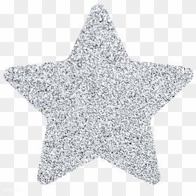 Silver Star Badge Png - Silver Glitterstar Png, Transparent Png - silver line png