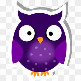 Cute Owl Sticker - Cartoon, HD Png Download - cute owl png