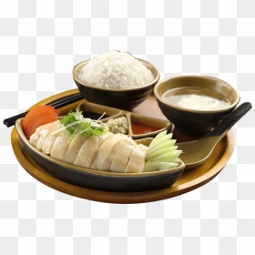 Cut Singapore Hainanese Chicken Rice White Clipart - Hainanese Chicken Rice Transparent, HD Png Download - rice hat png