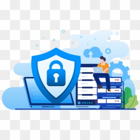 Data Security Logo Design, HD Png Download - hacking png