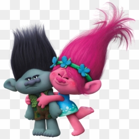 Trolls Poppy And Branch, HD Png Download - princess poppy png